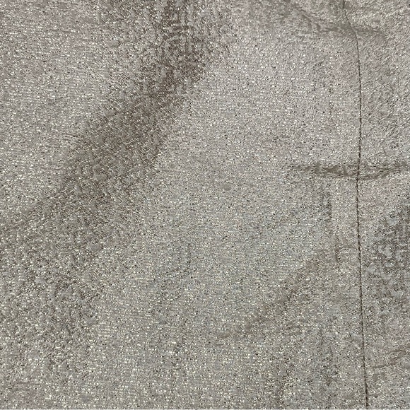 J Crew Womens Pleat Front Silk Blend A-Line Skirt Size 4 Gold Metallic - Picture 7 of 12